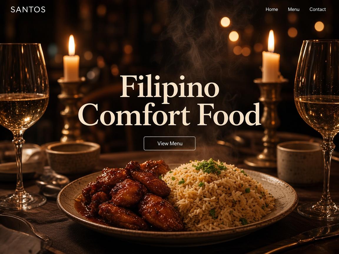 Santos restaurant template